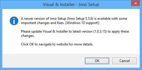 Latest NSIS and Inno Setup release 