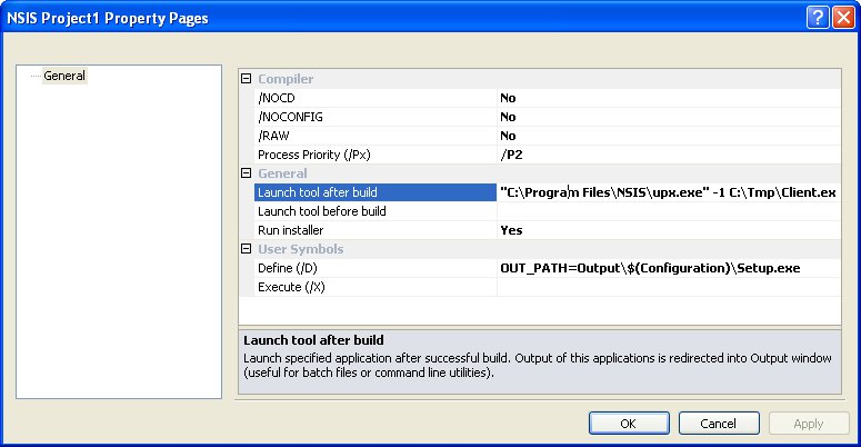 Launch tool after build with parameters