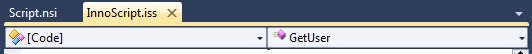 inno setup navigation bars