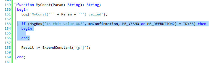 MessageBox designer - code is generated