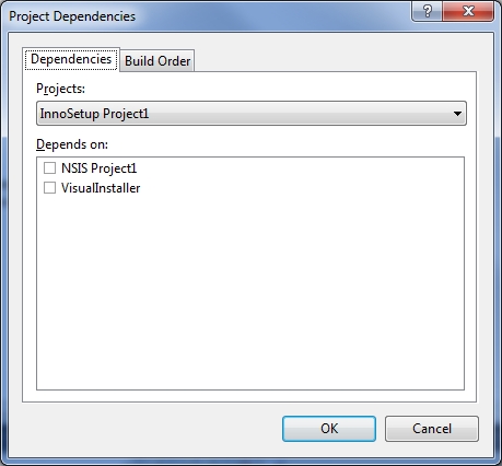 project dependencies