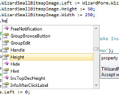 IntelliSense Member Completion