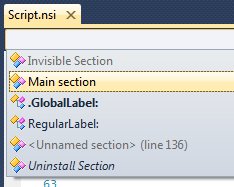 nsis navigation bars types