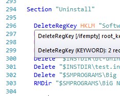 IntelliSense quick info