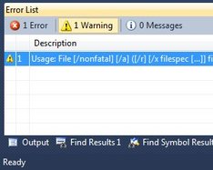 warnings list